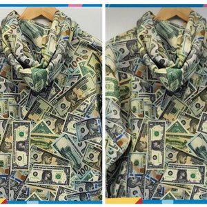 Usher Dollar bill hoodie lot of 2 "special offer"